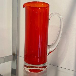 Glass Martini Pitcher Vintage